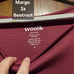 Wool& Beetroot Margo dress 3x